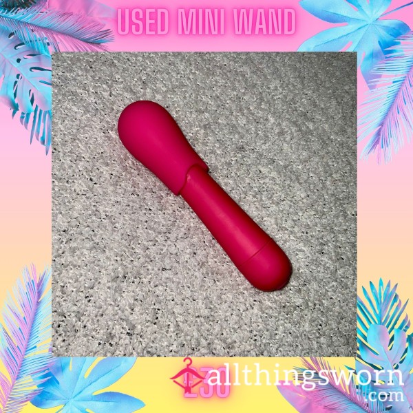 Used Mini Wand Clit Vibrator