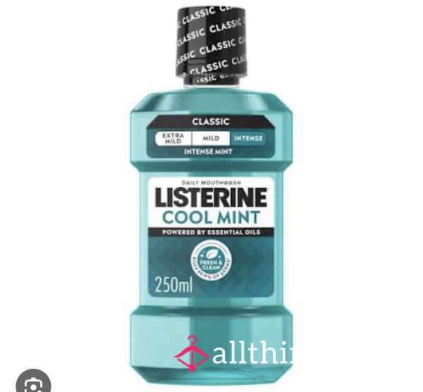 Used Mouthwash - 7 Days Worth😈