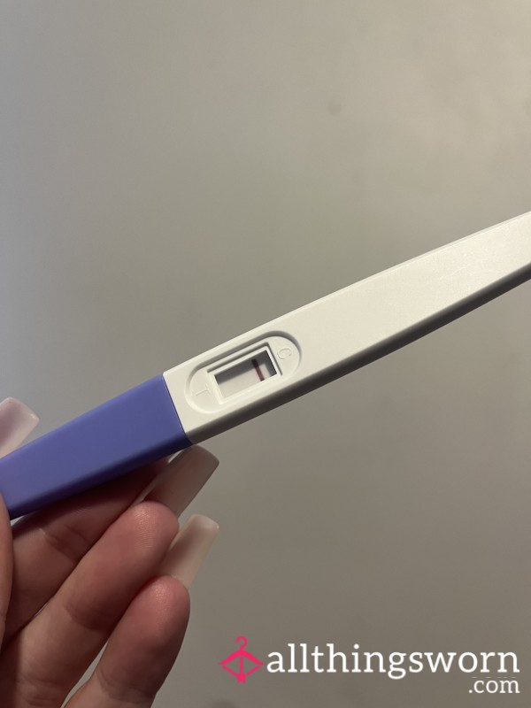 Used NEGATIVE Pregnancy Test 😉
