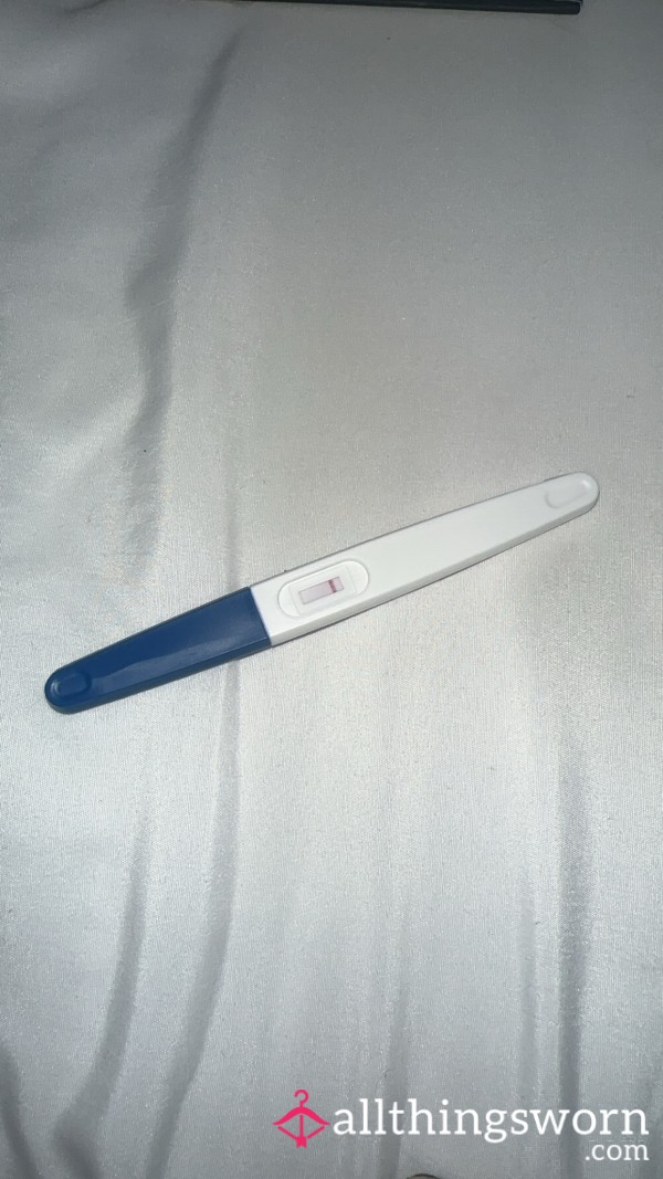 Used Negative Pregnancy Test