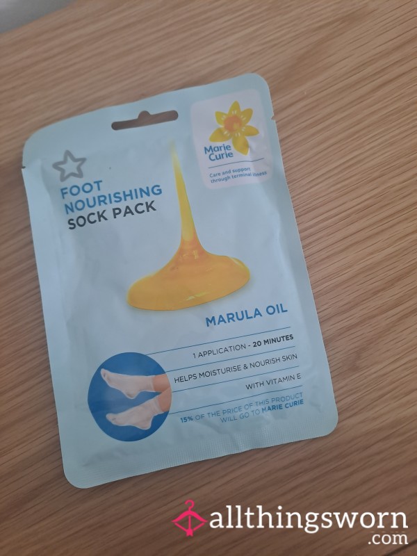 USED NOURISHING SOCK PACK - WITH VIDEO AND 3 PICS
