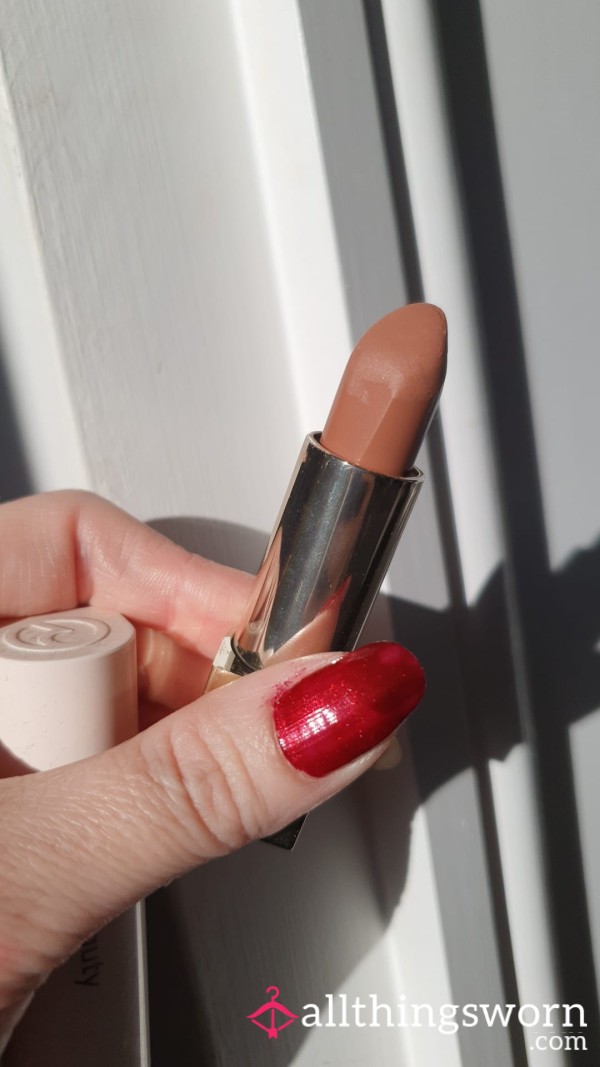 Used Nude Brown Lipstick