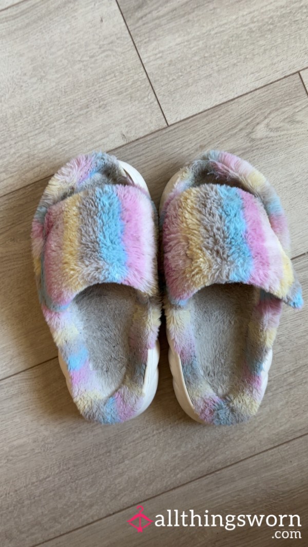 Used Old Dirty Slippers