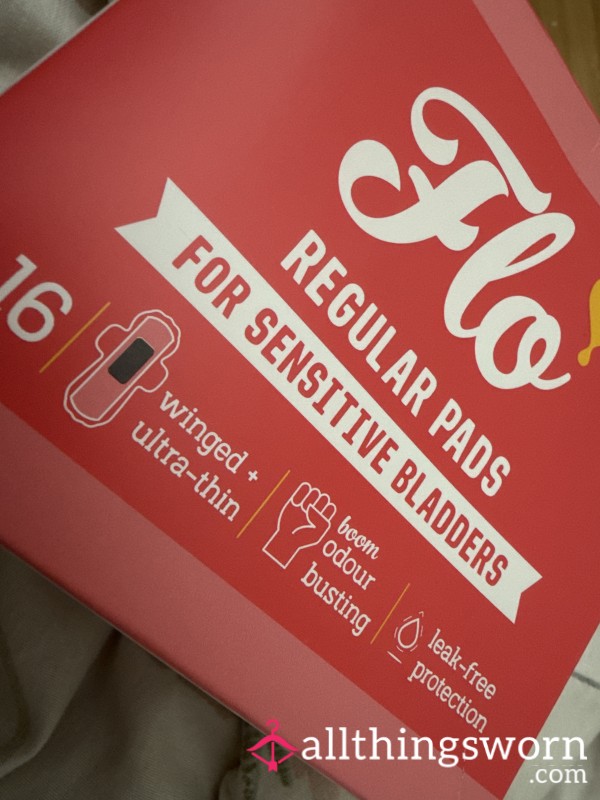 Used Organic Flo Pads 🩸🦈