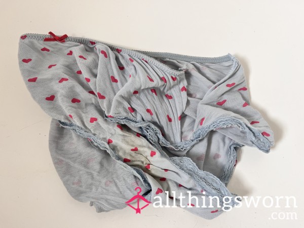 Used Ovulation Work Out Panties Torn Off By You