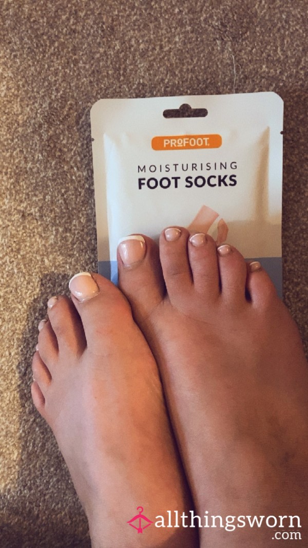 Used Pair Of Foot Masks