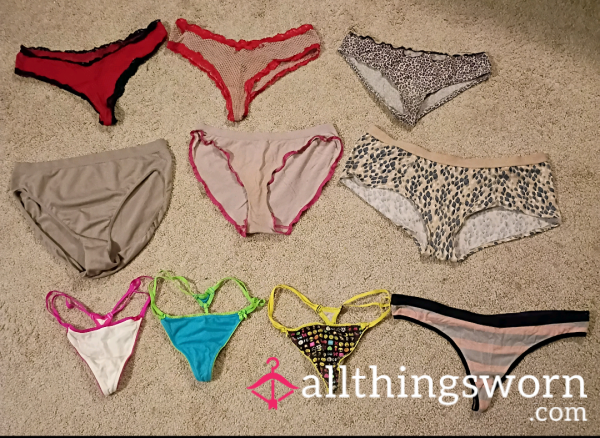 USED PANTIES AND THONGS