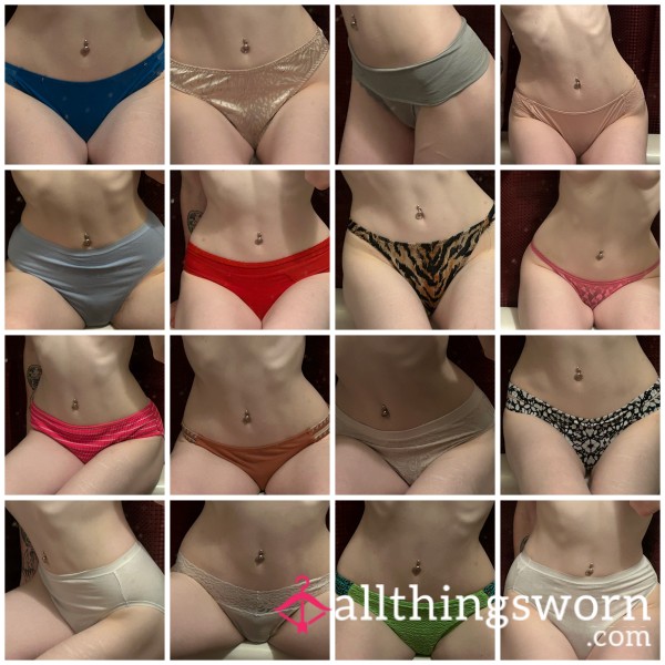 Used Panties - Well-Worn A**orted Underwear