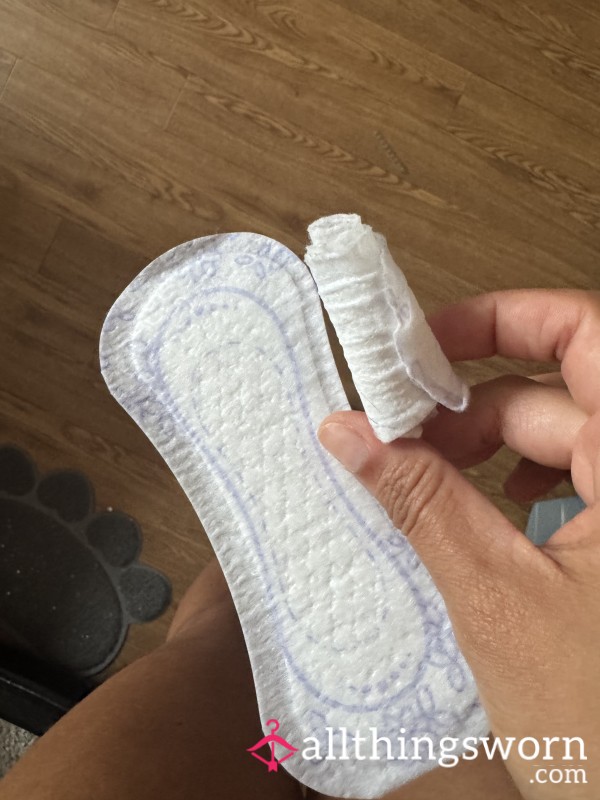 Used Panty Liners With Juices All Over