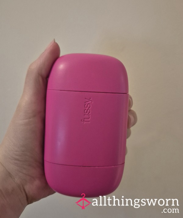 Used Pink Fussy Deodorant 💦💗
