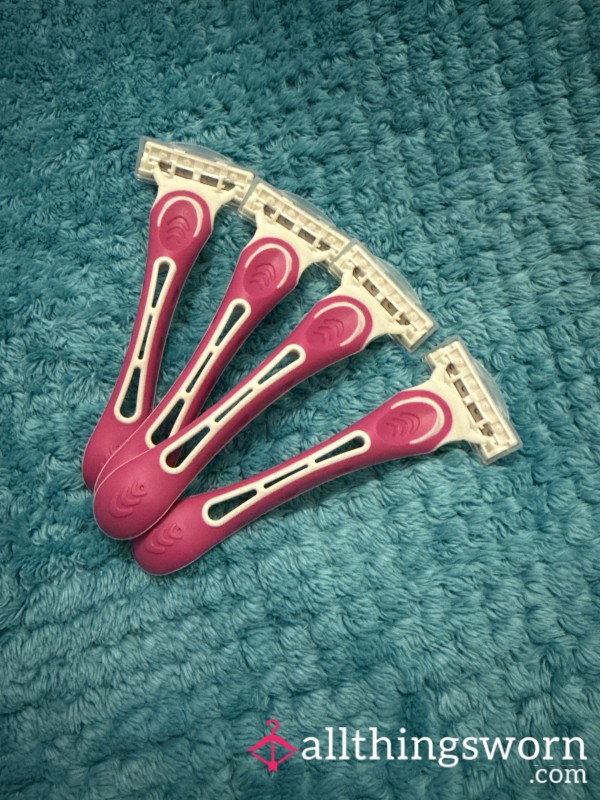 Used Pink Hairy Razor, Perfect To Share A Piece Of Me With You.