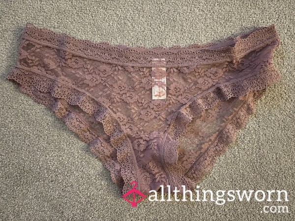 Used Pink Lacey Knickers