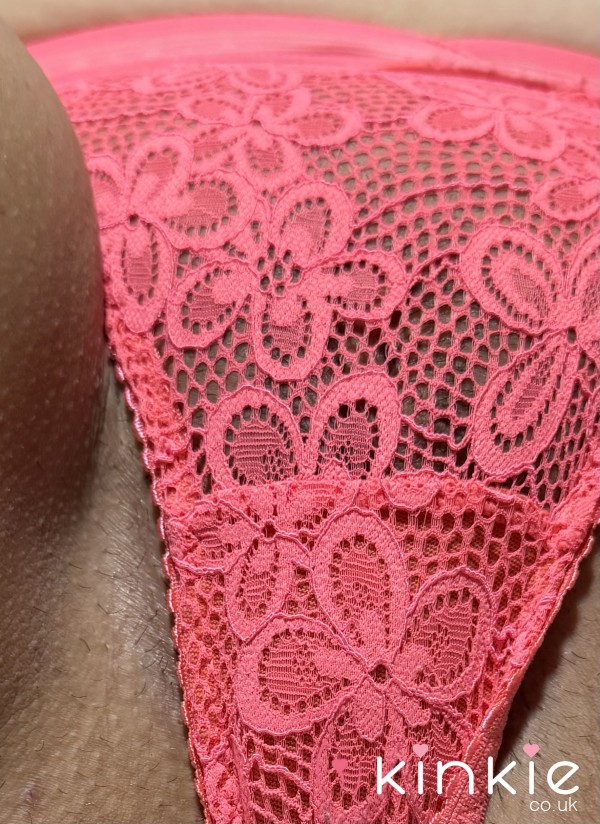Used Pink Lacy Knickers M&s