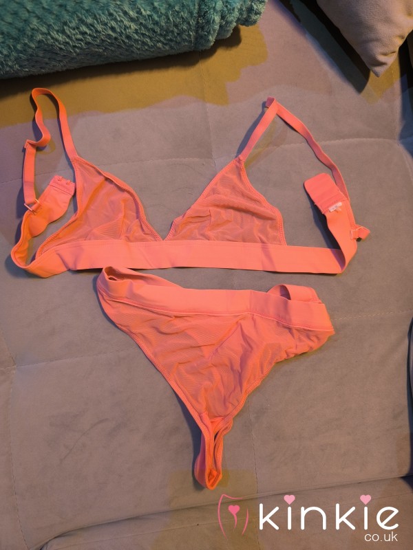 Used Pink Lingerie