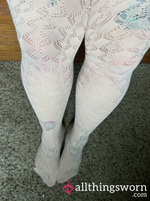 Used Pink Pantyhose