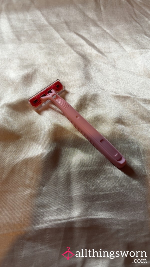 Used Pink Razor