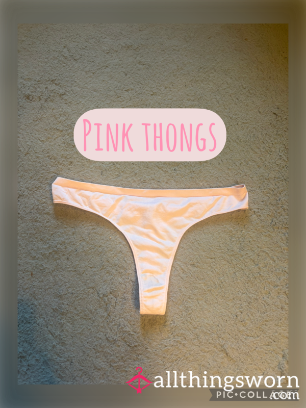 Used Pink Thongs 🩷