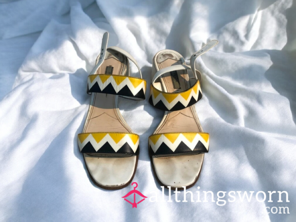 Used Prada Leather Sandals