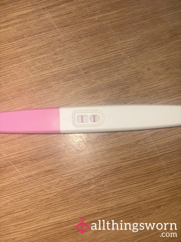 Used Pregnancy Test