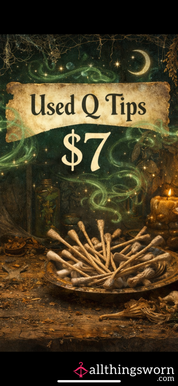 Used Q-Tip/Cotton Swab