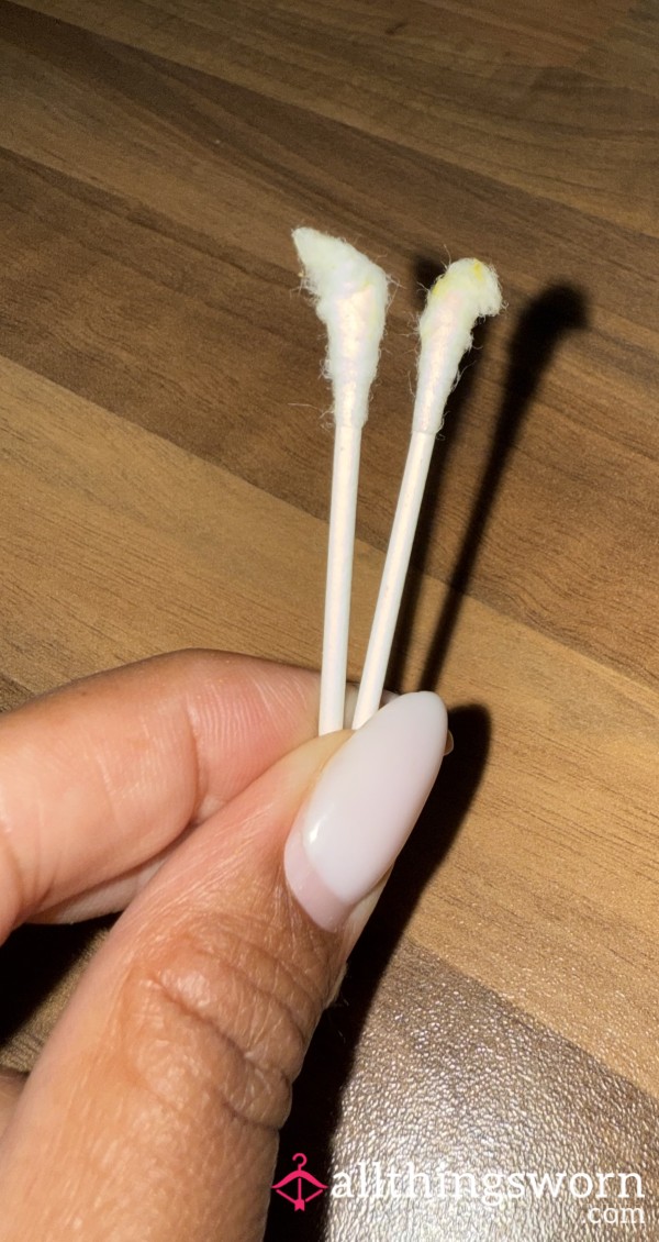 Used Q-Tips – Up Close & Personal