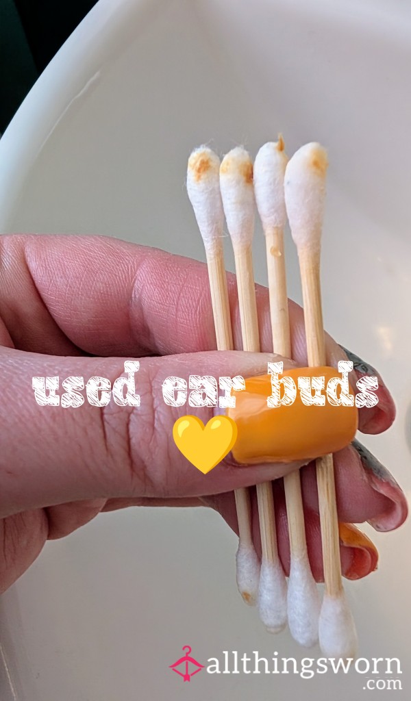 Used Q-tips/ear Buds 🧡