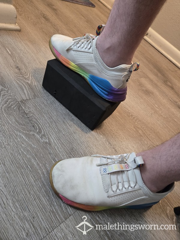 Used Rainbow Clove Sneakers - Highly Worn