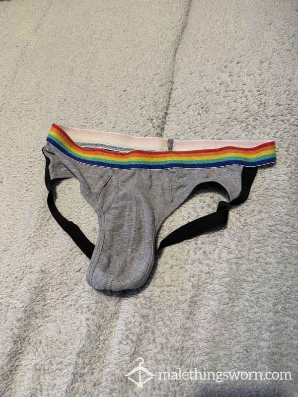 Used Rainbow Jockstrap 🌈