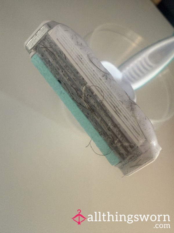 Used Razor For Intimate Grooming