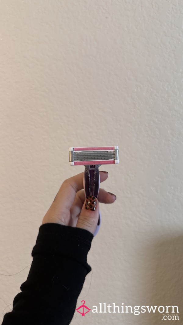 Used Razor Head Cartridge