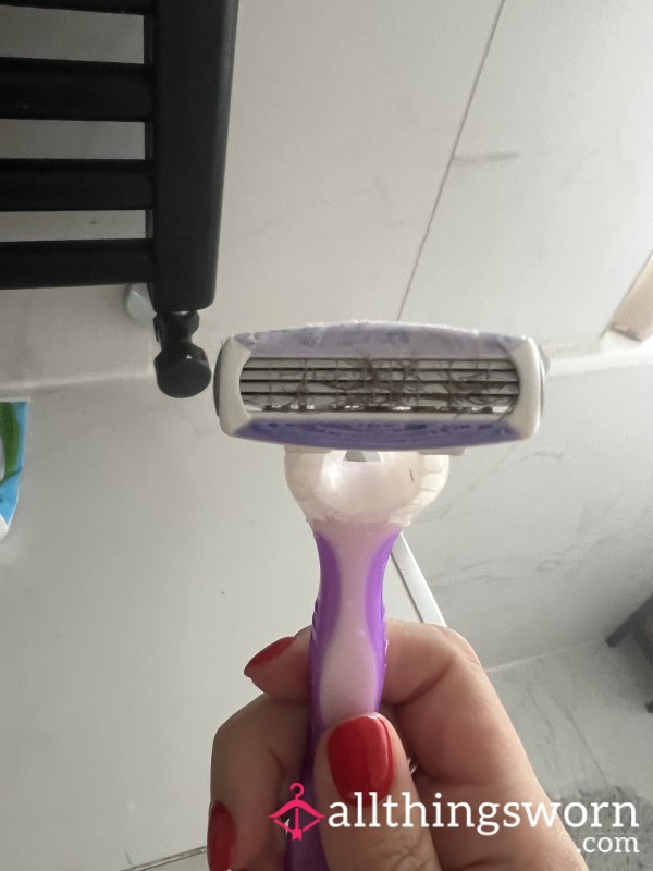 Used Razor Including My Hair