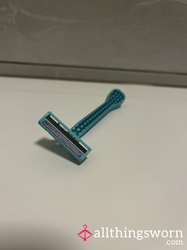 Used Razor With Hair