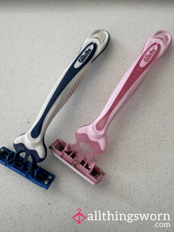 💈 Intimately Used Razors – Fresh From My Skin 💈