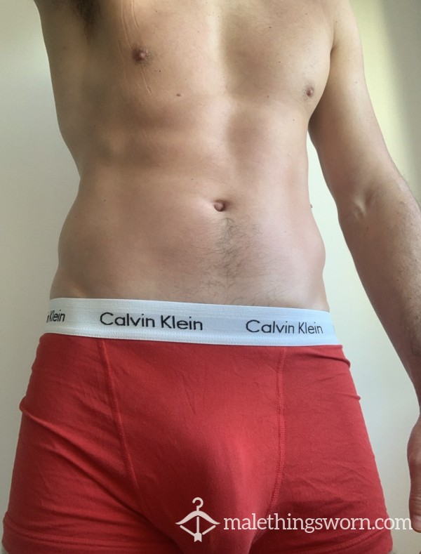 Red CK Trunks - Large - Small Tear