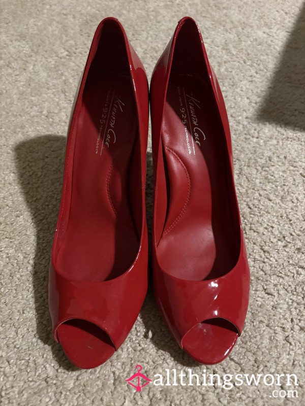 Used Red Kenneth Cole Heels