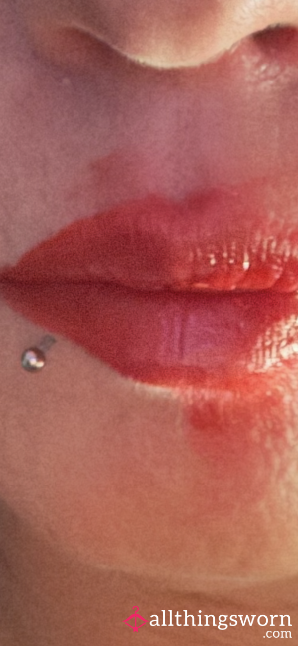 Used Red Lipstick