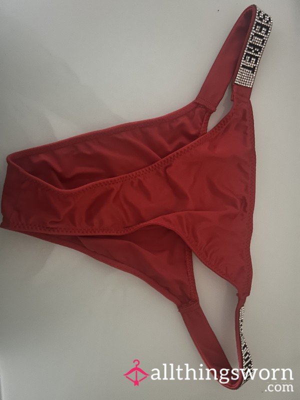 Used Red Panties