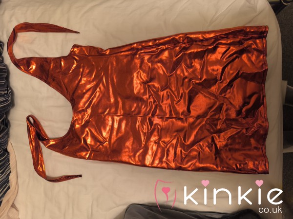 Used Red Shiny Outfit In S**