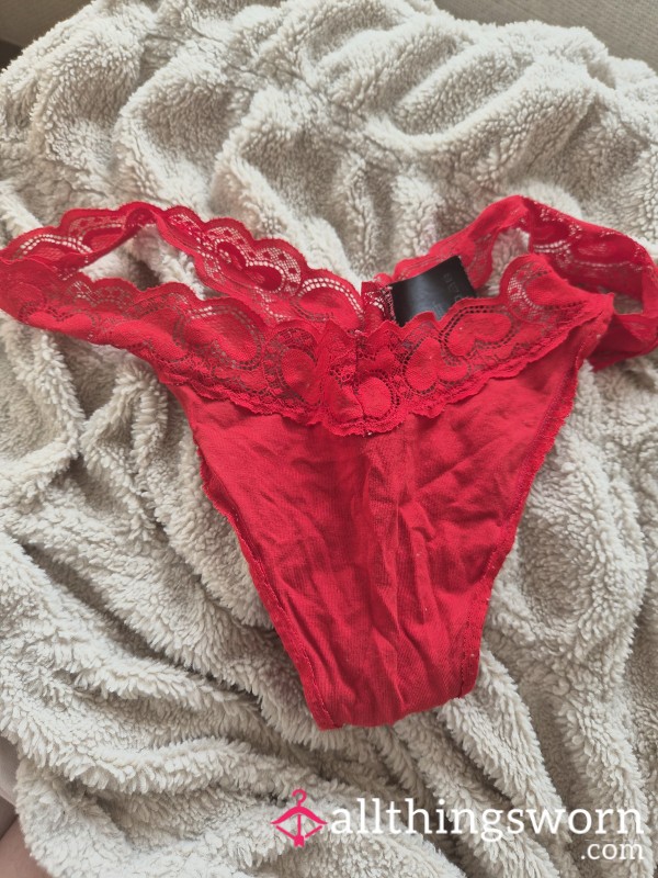 Used Red Thong