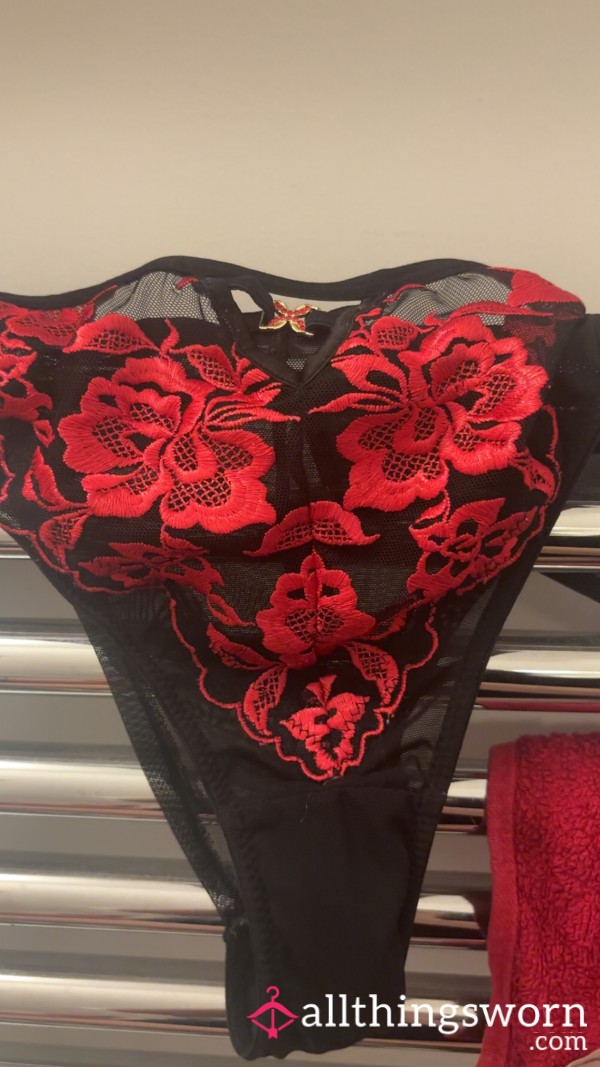 Used Red Thong