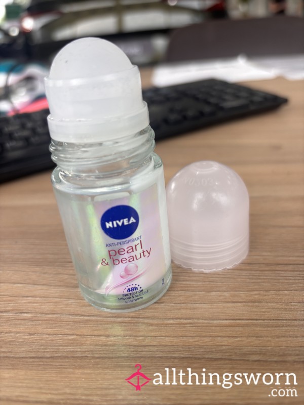 Used Roll On Deodorant