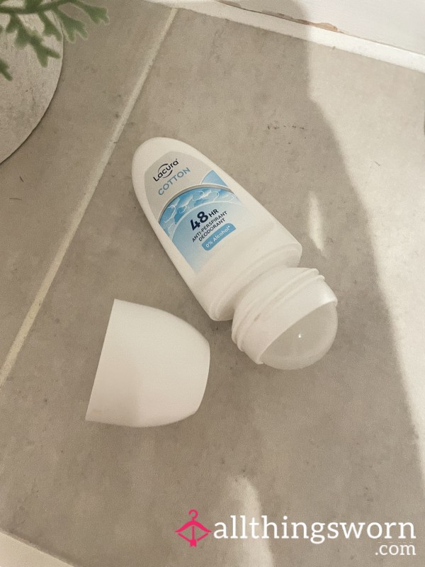 Used Roll On Deodorant