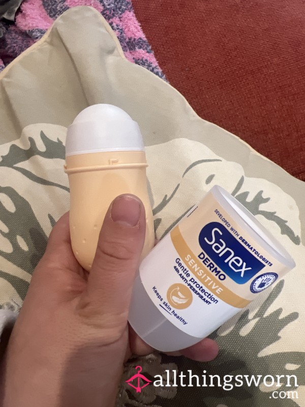 Used Roll On Deodorant