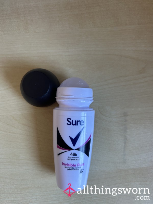 Used Roll On Deodorant