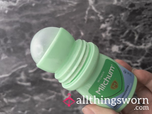 Used Roll-On Deodorant – Personal Scent, Intimately Worn | Unique Collectible Item