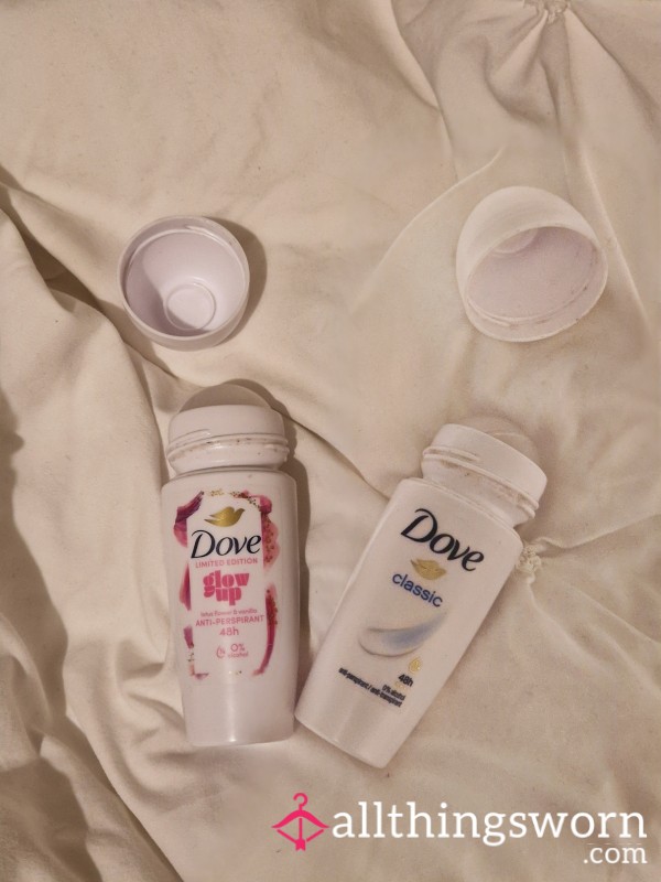 Used Roll-On Deodorant Sticks