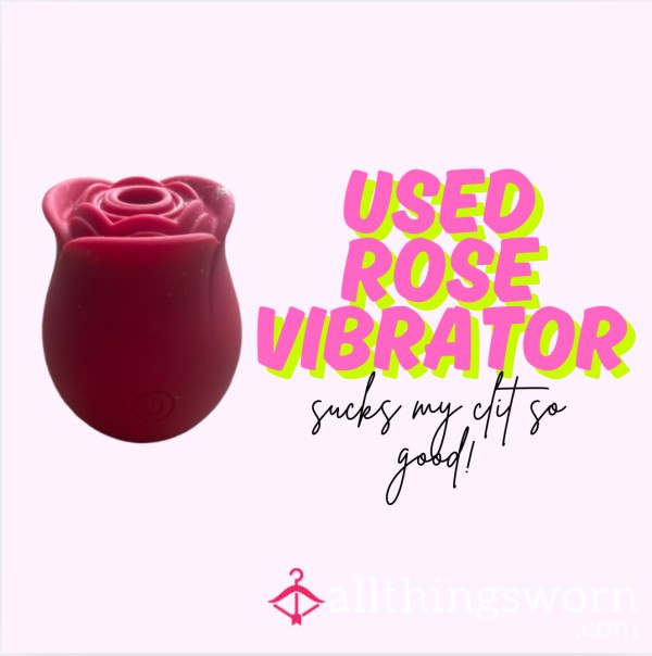 Used Rose Vibrator