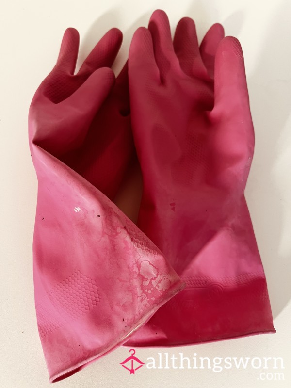 Used Rubber Gloves Size M