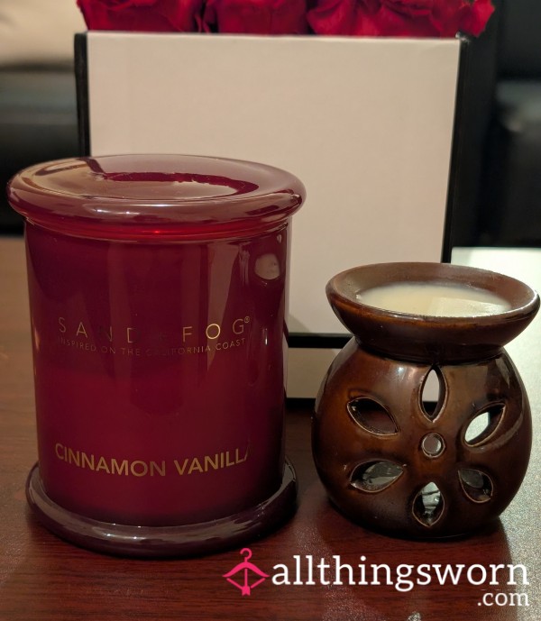 🕯️✨Used Scented Candle & Wax Warmer + Wax Melts 🕯️✨