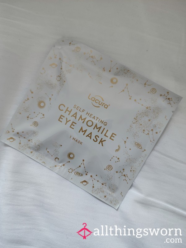 Used Self-Heating Eye Mask – Warm, Worn & Intimate 💫